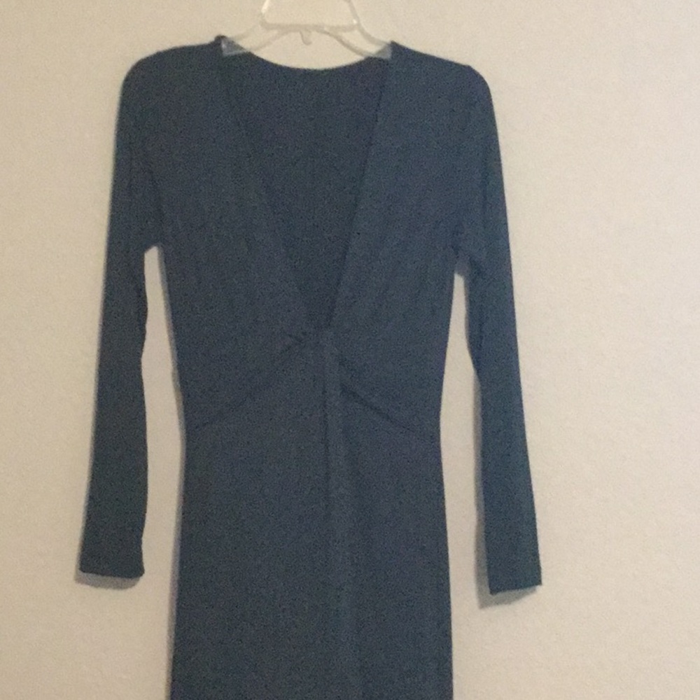 Dark green maxi dress